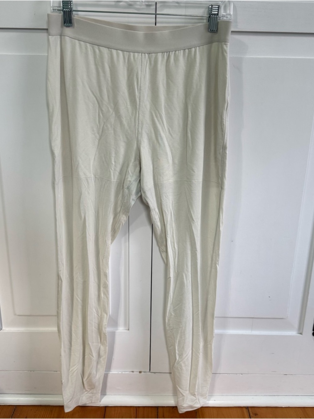 lululemon athletica Light Cream White High-Rise Base Layer Tights Leggings, Bone